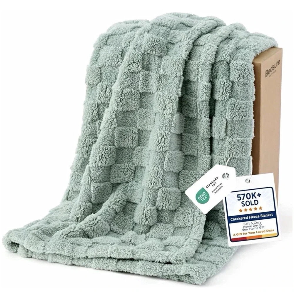 Bedsure Fleece Throw Blanket 50